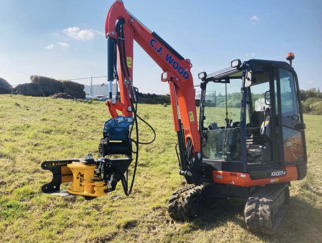 TMK 150 — гидравлические ножницы для древесины: общий вид